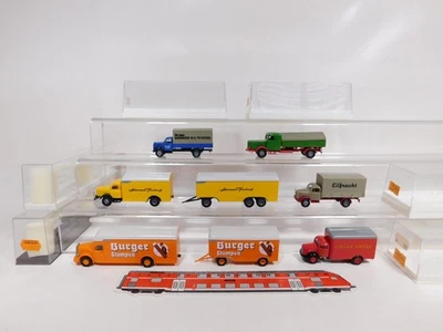 6X Brekina H0 1:87 LKW 4009 MB 4300 4305 5517 7400 Ackermann Mint+Box #DZ295-1 - Immagine 1 di 4