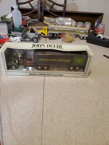 ERTL 1:43 Scale 1948 Peterbilt Semi-Truck and John Deere Farm Equipment Set - Picture 1 of 8