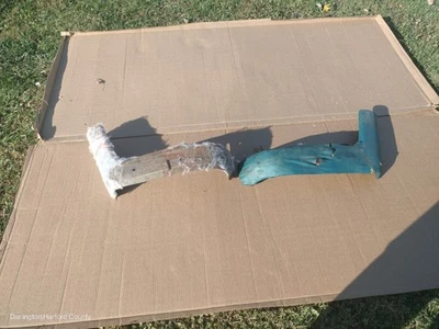 1957 Chevrolet  pair left & right 4 Door front seat shells - Image 1 of 4