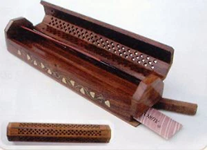 Incense stick holder - incense boxes made of tropical wood - Picture 1 of 24