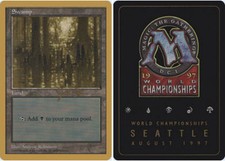 Swamp - 5th Edition Flooded - Jakub Slemr - 1997 ~ Lightly Played World Champion