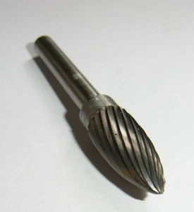 Burr Hm Ø 10 MM Shaft 8 MM Rotary Burs Rotating Cutters Cutter New 53K - Picture 1 of 1