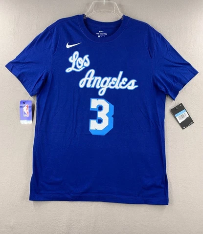Anthony Davis Los Angeles Lakers Nike Hardwood Classic Edition T-Shirt Men's NBA Cover