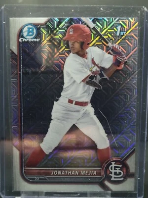 2022 Bowman Chrome Jonathan Mejia 1st Bowman Mojo Refractor #BCP-168 - Image 1 of 2