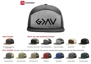 RELIGION GOD IS GREAT HIGH RICHARDSON BILLETE PLANO SOMBRERO SNAPBACK ENVÍO EN CAJA* - Imagen 1 de 8