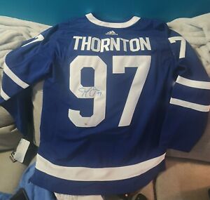 Joe Thornton Autographed Leafs Jersey With COA