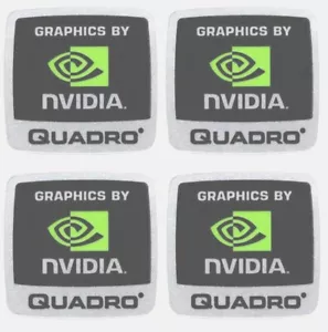 Nvidia Quadro Workstation Graphics Card Sticker Professional GPU GDRR5 QTY 1 - Picture 1 of 6