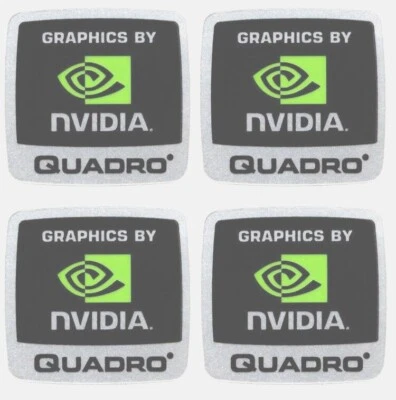 Workstation Graphics Card Nvidia Quadro Sticker Professional GPU Decals QTY 1 - Image 1 of 2