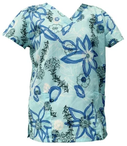 365 Work & Wear Women's Fashion Medical Nursing Scrub Tops  - Picture 1 of 54