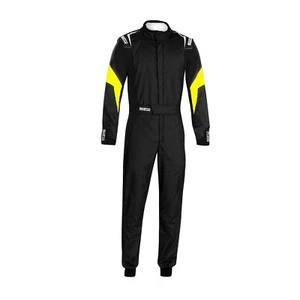 Traje de carreras Sparco Competition MY22 negro/amarillo (FIA) s. 60 - Imagen 1 de 5
