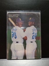 1991 Mother's Cookies Ken Griffey Jr /Sr Father & Son. 4 of 4 Still in Packaging