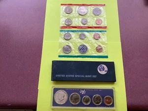 1967 US Special Mint Set 5 Coins / 1968 US Mint Set 10 Coins - Picture 1 of 2