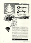 1953 PAPER AD Nylint Toy Truck Tournahauler Flat Bed TRUCK 