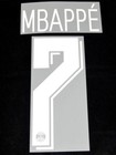 Official Paris st germain Mbappe 7 Football badge Name/Number 2019/20 Home CL