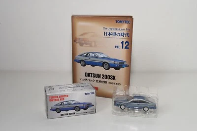 A94 1:64 3 INCH TOMICA TOMY VINTAGE NEO JAPANESE DATSUN 200SX HATCHBACK BLU N... - Immagine 1 di 4