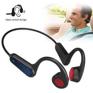 Auriculares deportivos de conducción ósea Bluetooth V5.0 auriculares abiertos auricular de música - Imagen 1 de 14