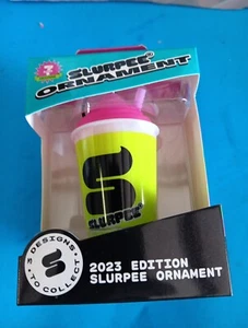 2023 7-11 SLURPEE Christmas Ornament PINK - Brand New!!! Free Shipping A5 - Picture 1 of 1