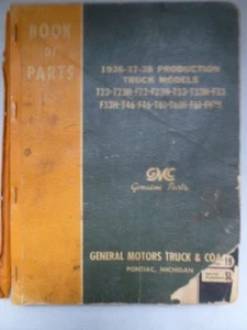 General Motors Truck Book of Parts, 1936-37-38 Production Models - Bild 1 von 3