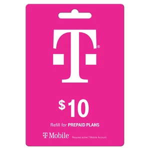 10 USD Wkład T-MOBILE bezpośrednio na przedpłacony T-Mobile - Zdjęcie 1 z 2