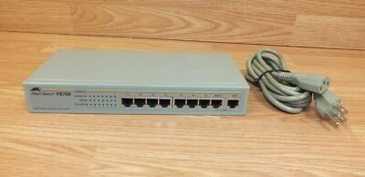 Allied Telesis (ATFS708) 8-Ports Fully Auto-Configuring External Ethernet Switch - Image 1 of 4