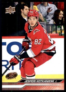 2023-24 Upper Deck Series 1 Jesperi Kotkaniemi Rookie Carolina Hurricanes #33