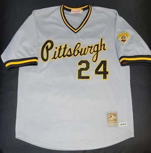 Cooperstown Collection Barry Bonds 1990 Pirates Jersey - Picture 1 of 9