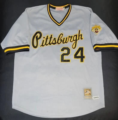 Cooperstown Collection Barry Bonds 1990 海盗队球衣 — 第 1/4 张图片