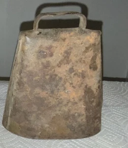 5 5/8” Cow Bell, Iron-NO Clapper -Antique/Vintage, More Listed - Picture 1 of 15