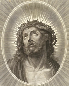 Head of Christ Guildo Reni 1653 engraving Art Print 8x10 Wall Art - Picture 1 of 2