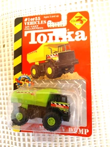 2002 Maisto Tonka Diecast Metal Collection 3 Mighty Dump Green Black 1 NEW - Picture 1 of 2
