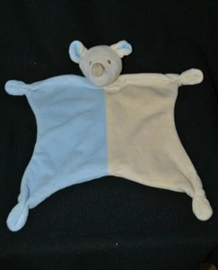 Doudou plat souris PARADISE TOYS LIDL bleu crème NEUF - Picture 1 of 1