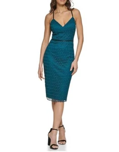 GUESS SPAGHETTI STRAP SIZE 14 GREEN TEA DRESS - Picture 1 of 4