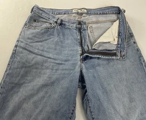 Indigo Palms Size 36X32 Light Blue Relaxed Fit Jeans Denim Pants 100% Cotton - Picture 1 of 14