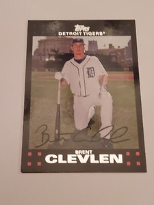 2007 Topps Baseball Card Brent Clevlen #59