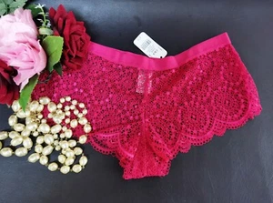 Boux Avenue atemberaubende marokkanische Spitzenshorts mit Himbeere, Schlüpfer - Größe 8 bis 16 - Bild 1 von 4
