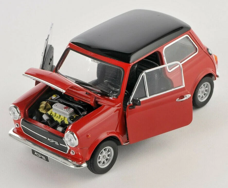 BLITZ VERSAND Mini Cooper 1300 rot / red Welly Modell Auto 1:24 NEU & OVP BOX - Bild 1 von 1