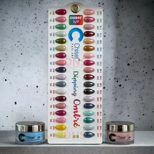 Polvo de inmersión arte en uñas cincel 2 oz - (Juego de 36 colores - Ombre #OM 1A - OM 18B) - Imagen 1 de 1