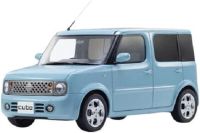Kyosho Samurai 1/18 Nissan Cube Light Blue KSR18060AB - Immagine 1 di 4