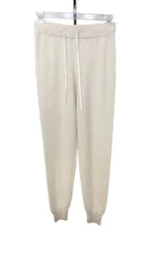 Calme By Johnny Was Cashmere Pants Women S Beige Ecru Knit Drawstring Lounge - Picture 1 of 4