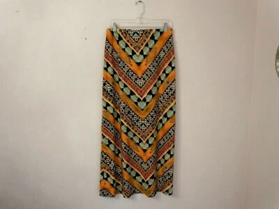 ECI Нью-Йорк многоцветный полиэстер смесь эластичной макси повседневная юбка размер M - Изображение 1 из 3