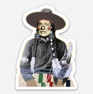 Vintage Willie mit Hut Aufkleber - Bild 1 von 5