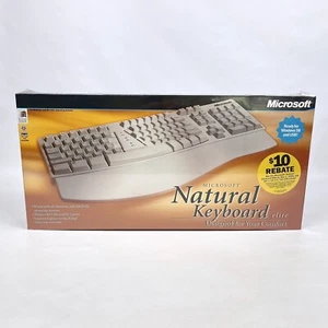 New Microsoft Natural Keyboard Elite PS/2 USB Ergonomic Split Keyboard 286-00082 - Bild 1 von 14