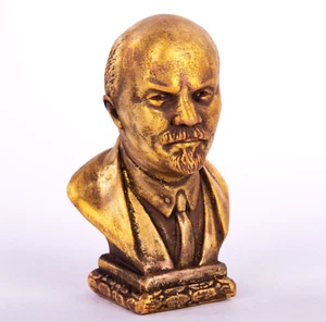 Vladimir Lenin bronze statue 5" Soviet USSR communist leader figurine - Picture 1 of 6