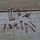 10PC 1:12 Scale Dollhouse Miniature Farm Carpenter Tools Kit Metal Accessories