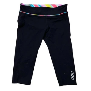 Leggings para mujer Lorna Jane negros de malla recortada de mediana altura talla pequeña X S? - Imagen 1 de 8