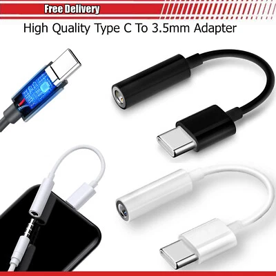 TECHWORLDGADGETS For Samsung Galaxy A35 / A55 2024 USB Type-C to 3.5mm Headphones Cable Adapter