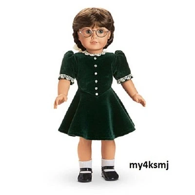VESTIDO DE NAVIDAD MOLLY Verde American Girl Conjunto NO Incluido ZAPATOS DE MUÑECA CALCETINES Foto 1 de 4