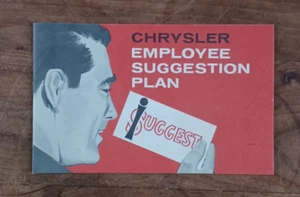 Folleto de plan de sugerencias para empleados de Chrysler de abril de 1964 - Imagen 1 de 7