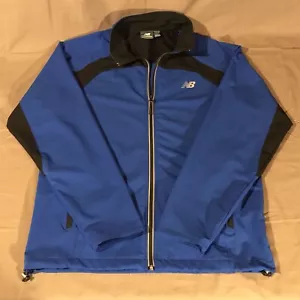 NEW BALANCE Men’s Lightweight Jacket Blue Size Medium Poly/Spandex Blend 130893 - Picture 1 of 9
