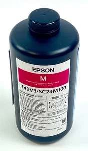 Epson T49V3 Pugenta butelka z atramentem SC24M100 1000ml do drukarek SureColor - Zdjęcie 1 z 3